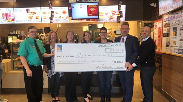 Grand McDon: 7 750$ pour le restaurant McDonald's de Témiscouata-sur-le-Lac