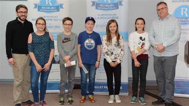 Les gagnants de la finale régionale de la Dictée Richelieu