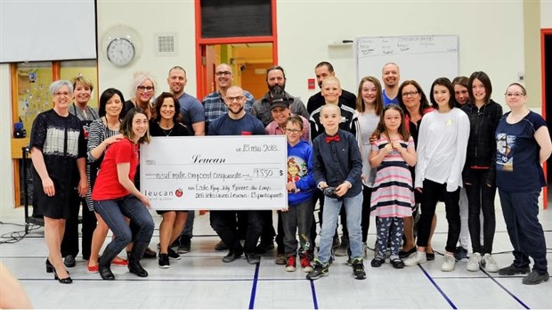 Les écoles Roy et Joly amassent 9 550 $ pour Leucan 