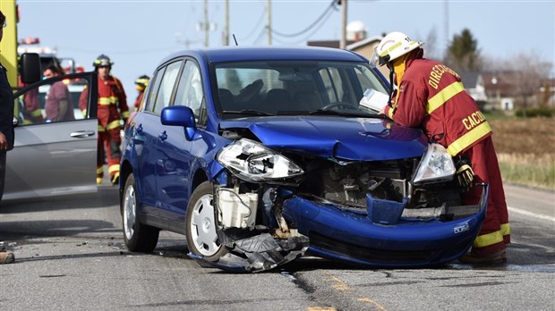 Collision frontale sur la route 291 