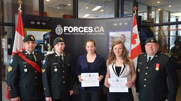 Nouvelles recrues au régiment Les Fusiliers du St-Laurent