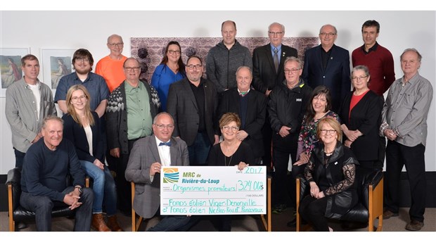 La MRC de Rivière-du-Loup remet 324 000 $ à des organismes 