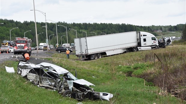 Collision majeure à Saint-Louis-du-Ha! Ha!