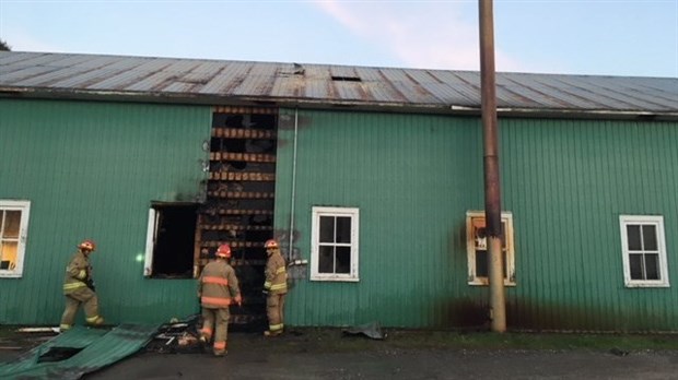 Incendie à Saint-Hubert-de-Rivière-du-Loup 