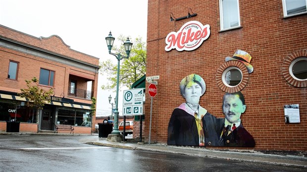 Une œuvre d’art grand format en plein centre-ville de Rivière-du-Loup