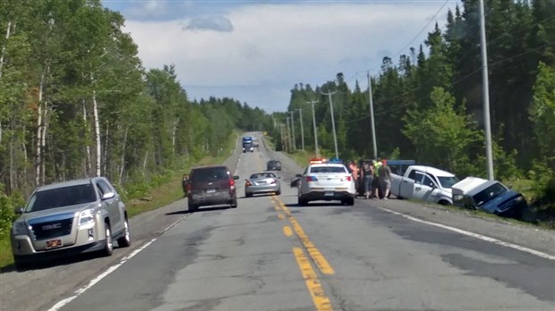 Collision à Saint-Alexandre-de-Kamouraska