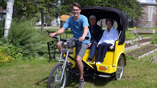 Un triporteur pour rapprocher les gens à Saint-Clément