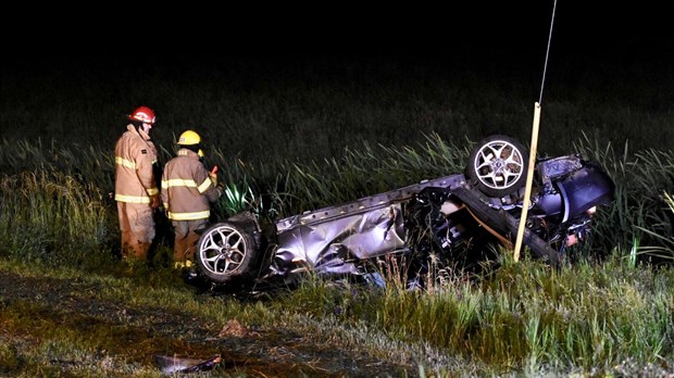 Violente sortie de route à Rivière-du-Loup 