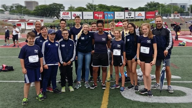 Onze médailles et trois champions du Québec pour les Vaillants