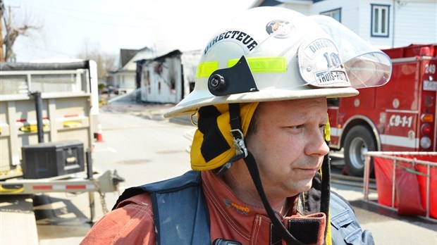 Intervention incendie à Notre-Dame-des-Neiges