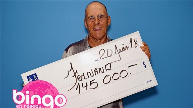 145 000 $ gagnés au jeu de bingo Le Grand Tour