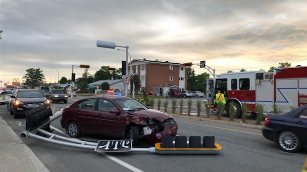 Accident à Rivière-du-Loup