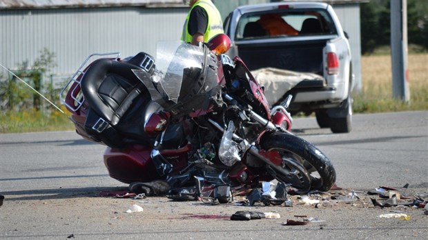 Motocycliste grièvement blessé à Saint-André-de-Kamouraska
