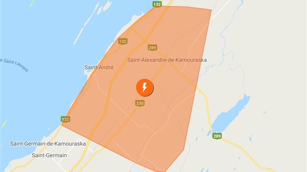 Panne électrique à Saint-Alexandre-de-Kamouraska