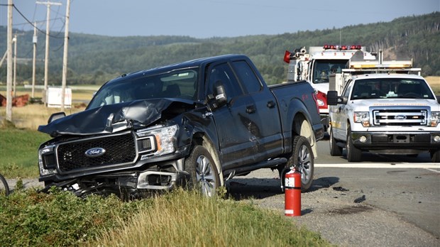 Collision latérale à Saint-Simon 