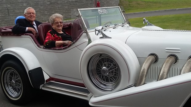 70e anniversaire de mariage de Annette Fournier et Raymond Gamache