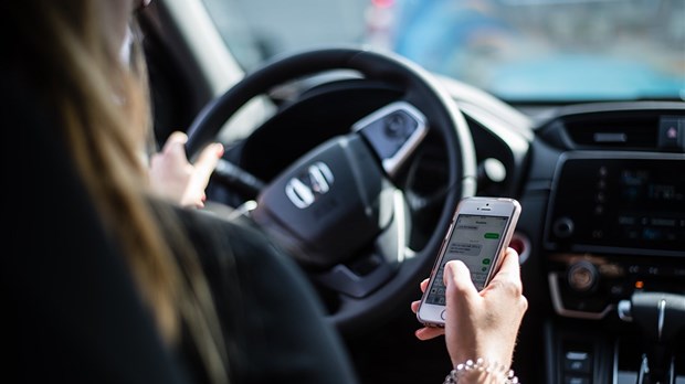 Opération policière pour contrer les distractions au volant