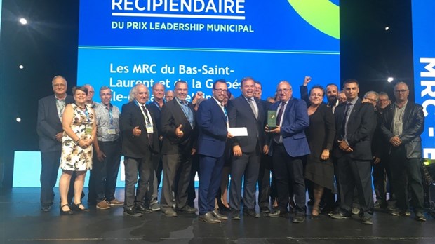 Les MRC du Bas-Saint-Laurent remportent le prix Leadership municipal