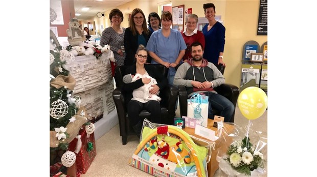 Le premier bébé de l'année est arrivé au CHRGP de Rivière-du-Loup