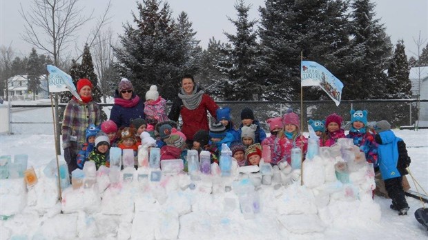 Le Bas-Saint-Laurent participe au Défi château de neige