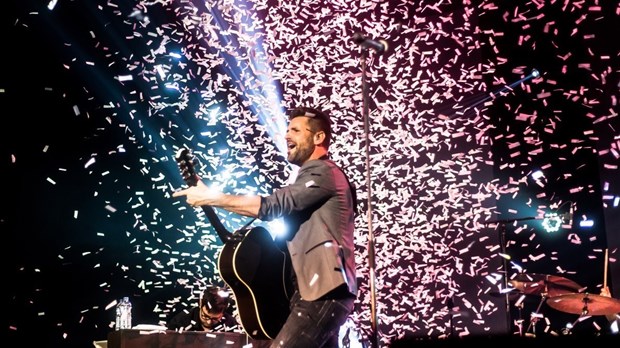 Marc Dupré en spectacle à Rivière-du-Loup