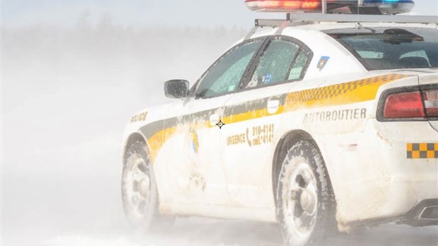 Collision sur l'autoroute 20 à Saint-Éloi