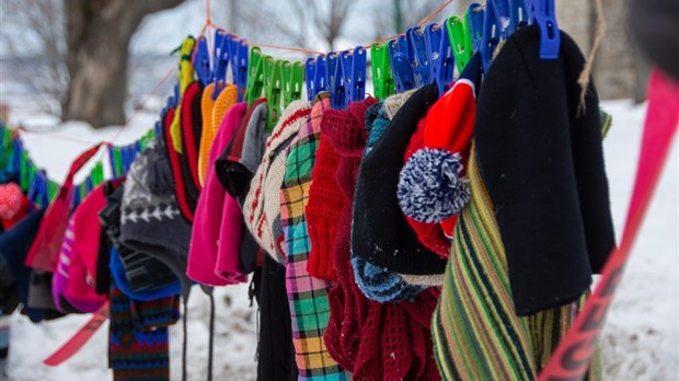 La Corde à linge du parc Blais accessible jusqu'au 3 février 
