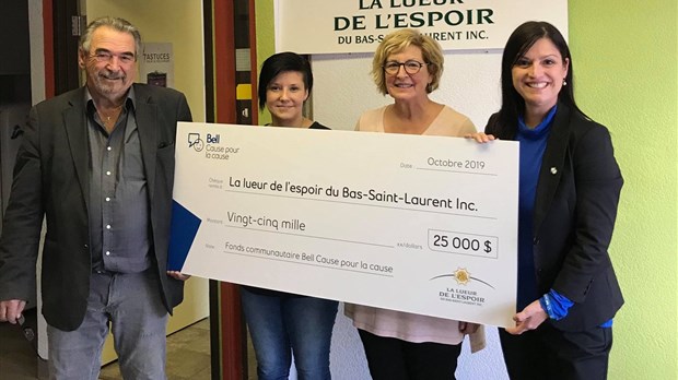 Un don de 25 000 $ du Fonds communautaire Bell pour la santé mentale