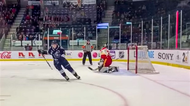 VIDÉO | Nathan Ouellet marque sur un tir de pénalité 