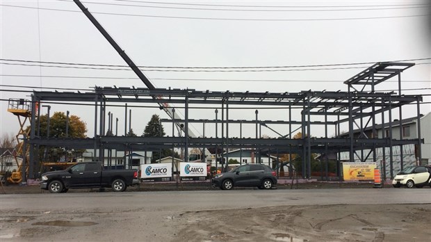 Début de la construction du siège social de Soucy Industriel