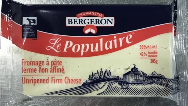 Rappel de Brins de Gouda et Le Populaire de marque Fromagerie Bergeron