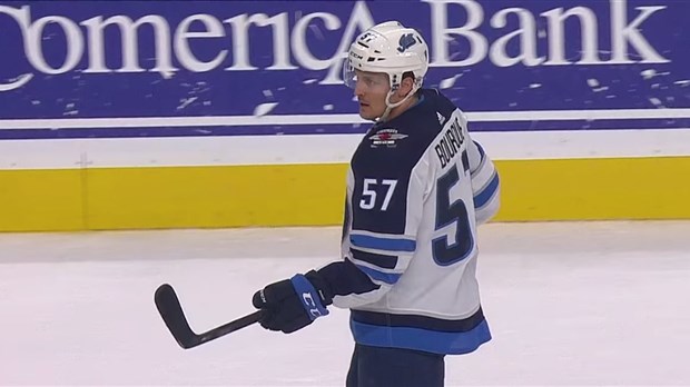 Gabriel Bourque marque son 1er but avec les Jets