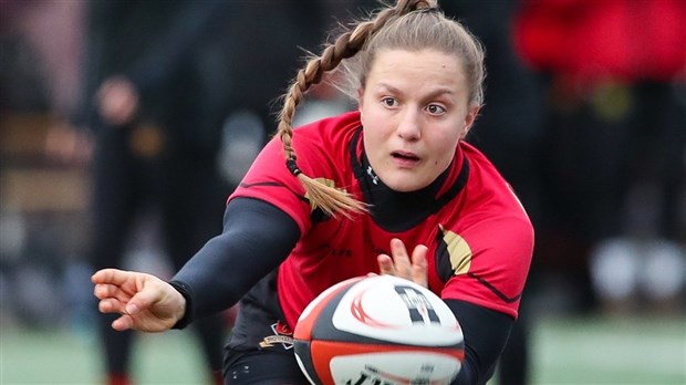 Justine Pelletier est championne canadienne en rugby