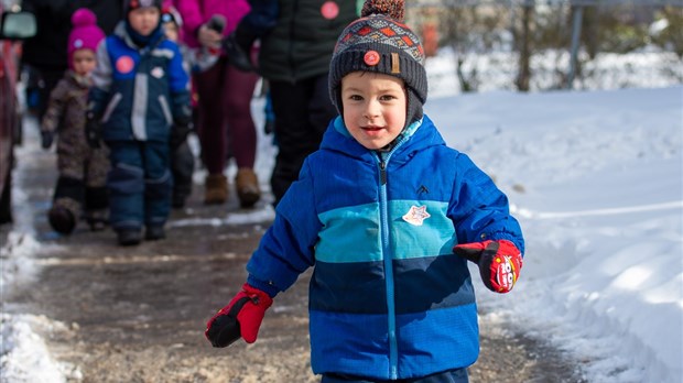 Une marche pour les tout-petits à Rivière-du-Loup 