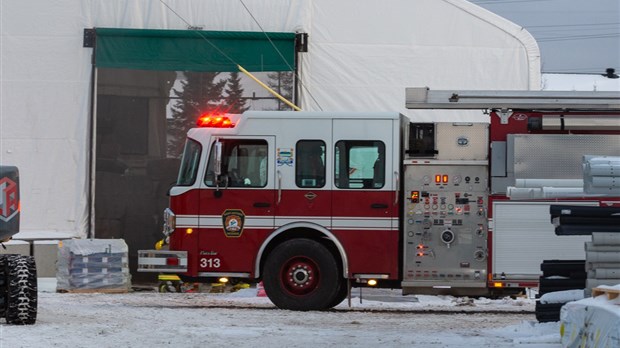Début d’incendie à la Coop Agriscar de Saint-Antonin 