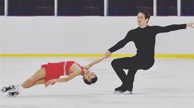 Charlie Bilodeau et Lubov Ilyushechkina à Rivière-du-Loup 