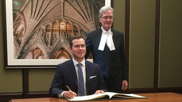 Le député Maxime Blanchette-Joncas est officiellement assermenté