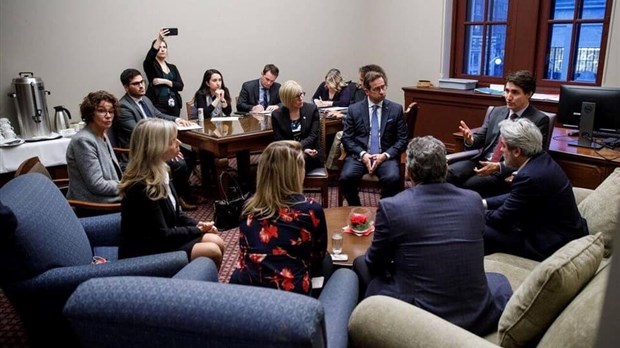Assurance-emploi : Marie-Hélène Dubé rencontre Justin Trudeau à Ottawa 