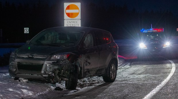 Arrêtés après un accident à Saint-Alexandre-de-Kamouraska