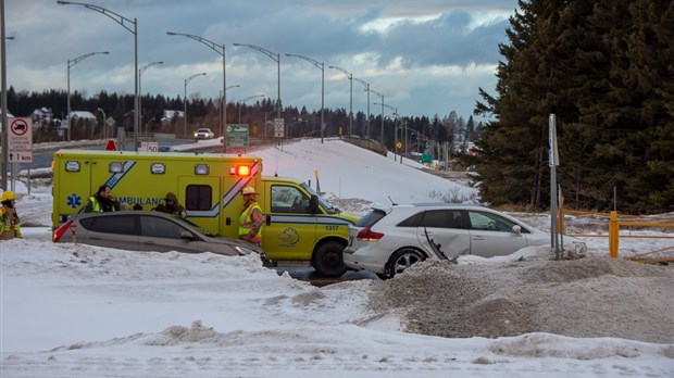 Collision sur le boulevard Cartier à Rivière-du-Loup 