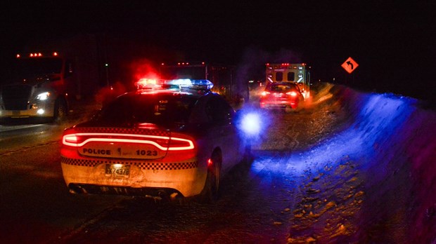 Délit de fuite sur la route 185 à Saint-Antonin