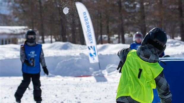Activité de Yukigassen à l’École Joly de Rivière-du-Loup 
