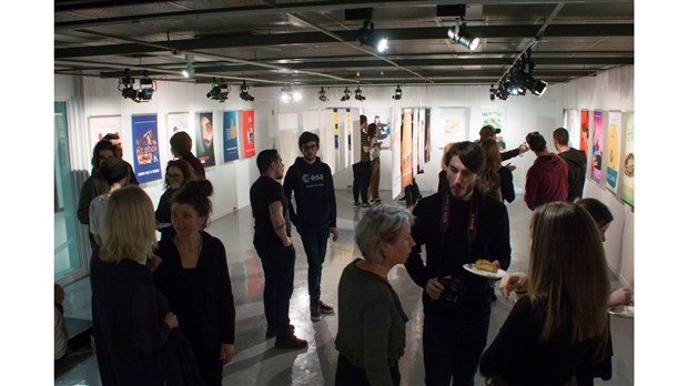 Vernissage des affiches sociétales des finissants en Graphisme