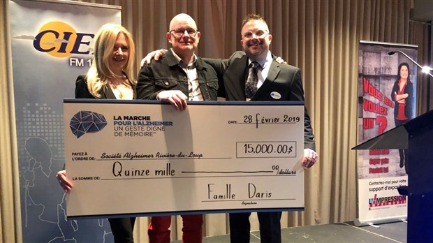 30 000 $ à la Société Alzheimer de Rivière-du-Loup