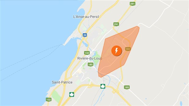 Panne d'électricité à Rivière-du-Loup 