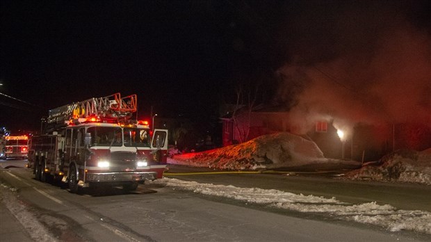 Incendie à Rivière-du-Loup 