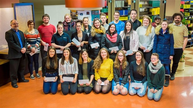 La Fondation du Cégep de Rivière-du-Loup remet 25 bourses d’encouragement