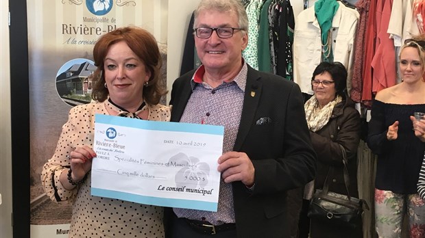 La Municipalité de Rivière-Bleue contribue au développement de Spécialités Féminines et Masculines 