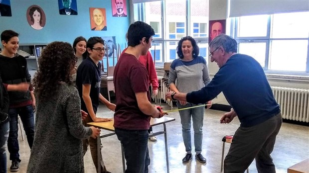 Les élèves de l’École secondaire du Transcontinental ont accueilli des ainés