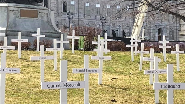 Une croix pour Carmel Moreault